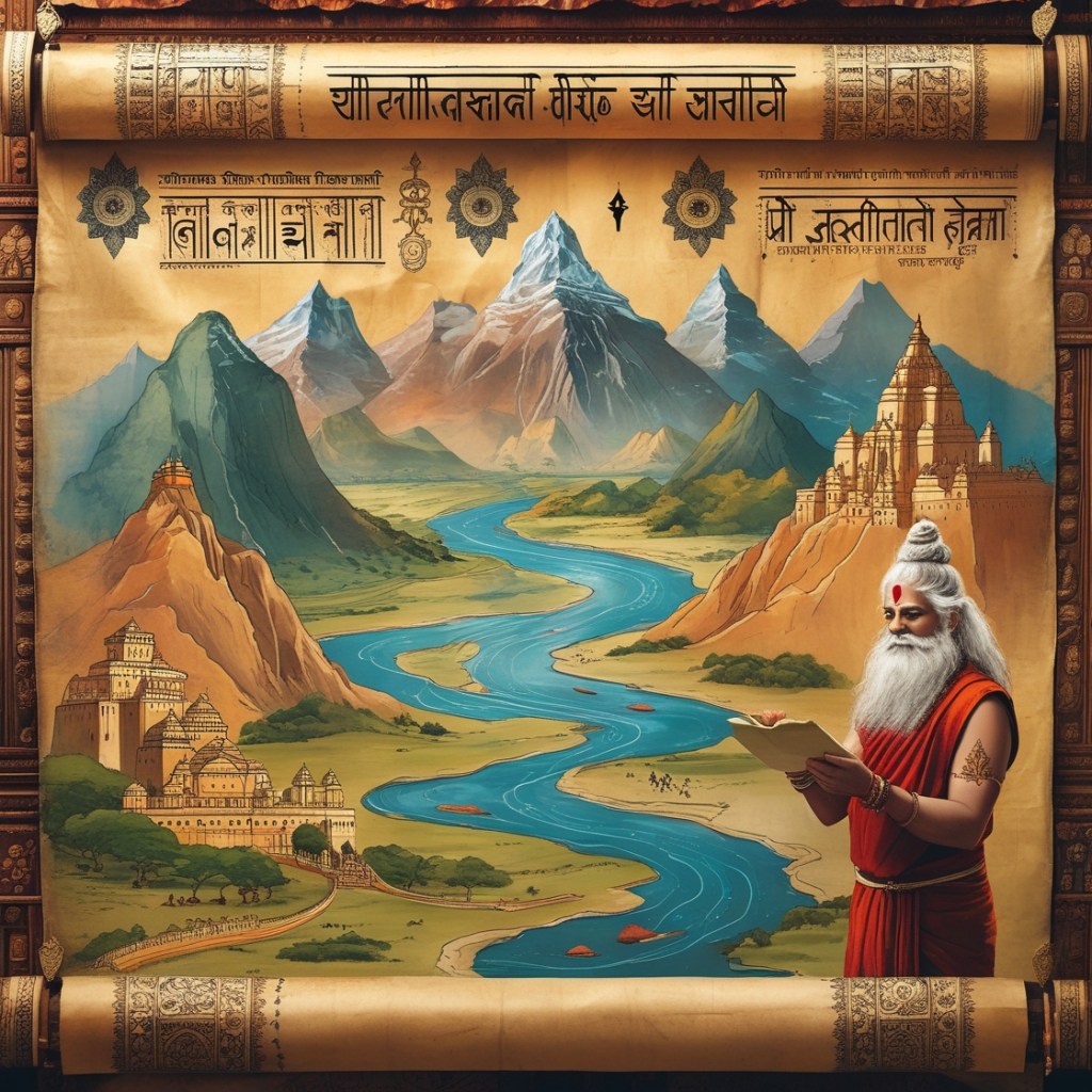 Bharatavarsha in the Brahmanda Purana: A Descriptive Map in Today’s Terms